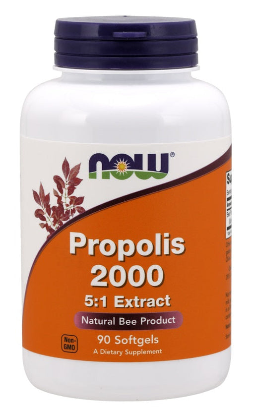 NOW Foods Propolis 2000 5:1 Extract - 90 softgels | High-Quality Sports Supplements | MySupplementShop.co.uk