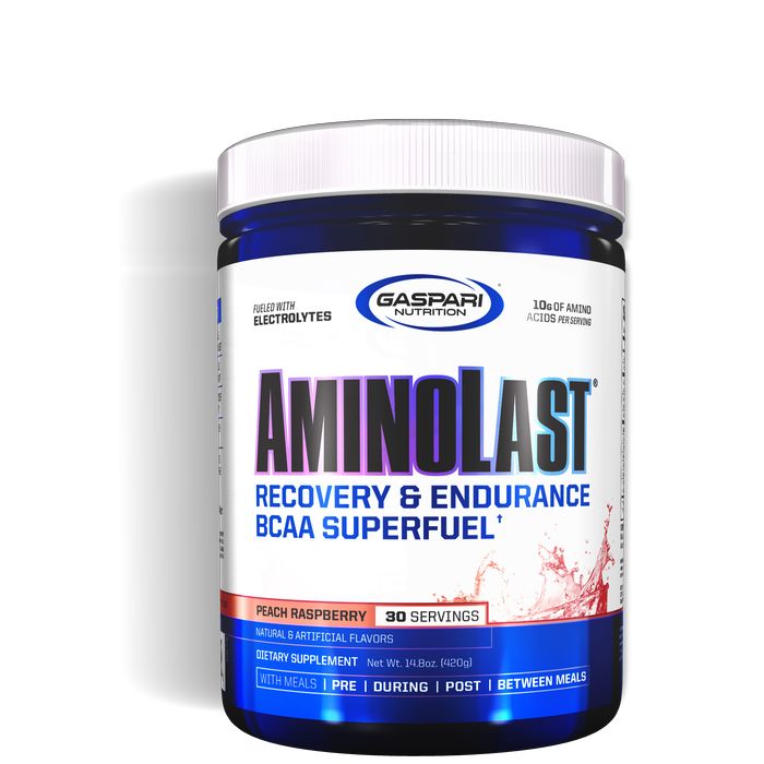 Gaspari Nutrition Aminolast, Peach Raspberry - 420 grams - Default Title - Amino Acids and BCAAs at MySupplementShop by Gaspari Nutrition