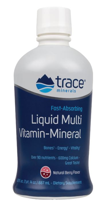 Trace Minerals Liquid Multi Vitamin-Mineral, Berry - 887 ml. | High-Quality Sports Supplements | MySupplementShop.co.uk