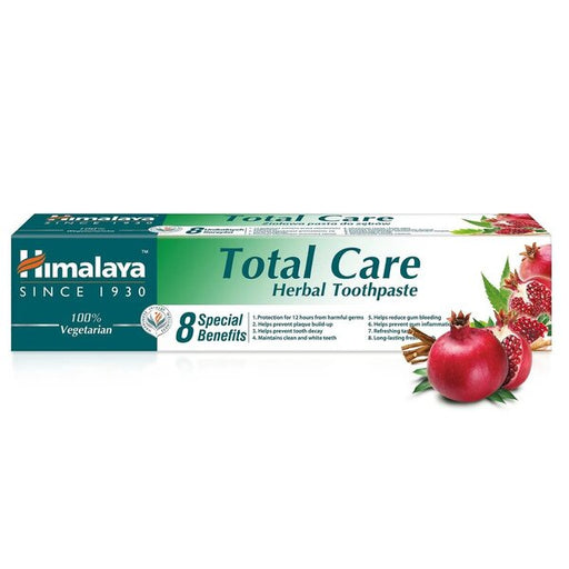 Himalaya Total Care Herbal Toothpaste - 75 ml. | High-Quality Toothpaste | MySupplementShop.co.uk