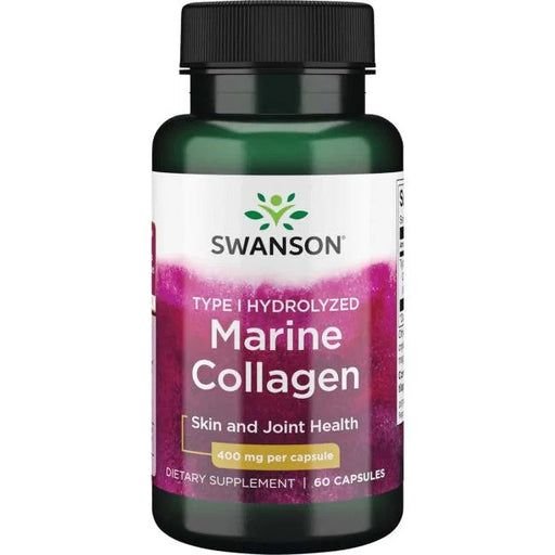 Swanson Type I Hydrolyzed Marine Collagen - 60 caps | High-Quality Health and Wellbeing | MySupplementShop.co.uk