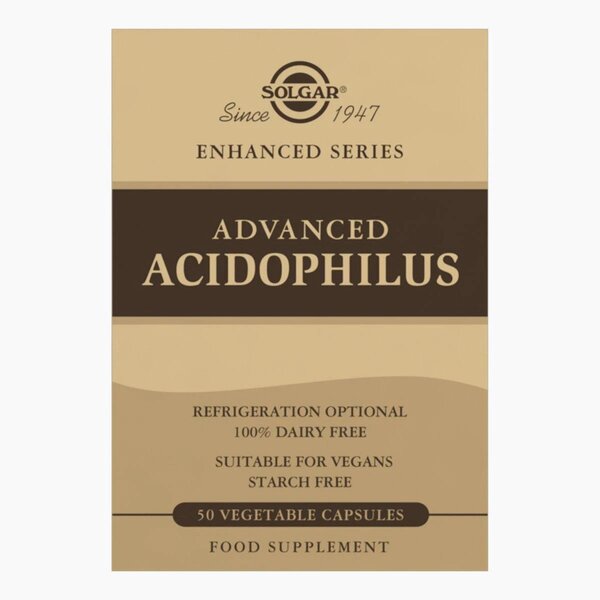 Solgar Advanced Acidophilus - 50 vcaps | High-Quality Sports Supplements | MySupplementShop.co.uk