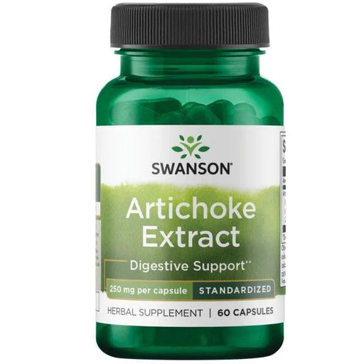 Swanson Artichoke Extract, 250mg - 60 caps | High-Quality Health and Wellbeing | MySupplementShop.co.uk