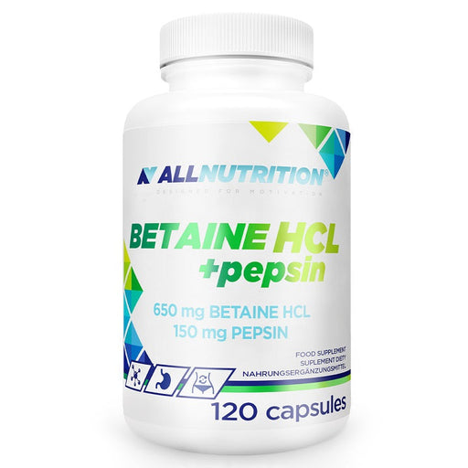 Allnutrition Betaine HCl + Pepsin - 120 caps | High-Quality Combination Multivitamins & Minerals | MySupplementShop.co.uk