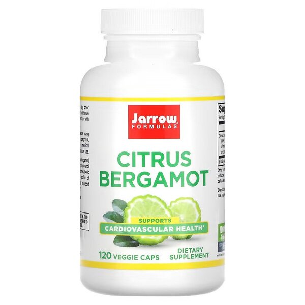 Jarrow Formulas Citrus Bergamot, 500mg - 120 vcaps | High-Quality Special Formula | MySupplementShop.co.uk