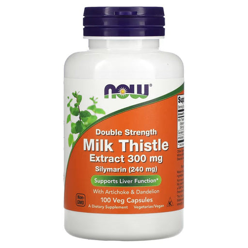 NOW Foods Milk Thistle Extract with Artichoke &amp; Dandelion, 300mg - 100 vcaps - Health and Wellbeing at MySupplementShop by NOW Foods