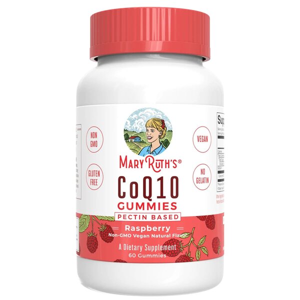 MaryRuth Organics CoQ10 Gummies, Raspberry - 60 gummies | High-Quality Sports Supplements | MySupplementShop.co.uk