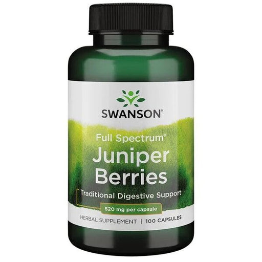 Swanson Full Spectrum Juniper Berries, 520mg - 100 caps | High-Quality Sports Supplements | MySupplementShop.co.uk