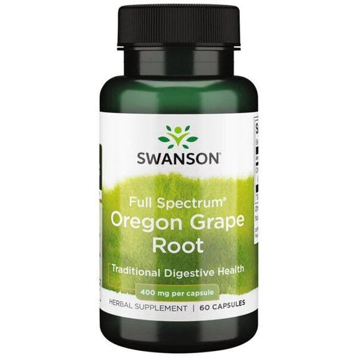 Swanson Full Spectrum Oregon Grape Root, 400mg - 60 caps | High-Quality Sports Supplements | MySupplementShop.co.uk