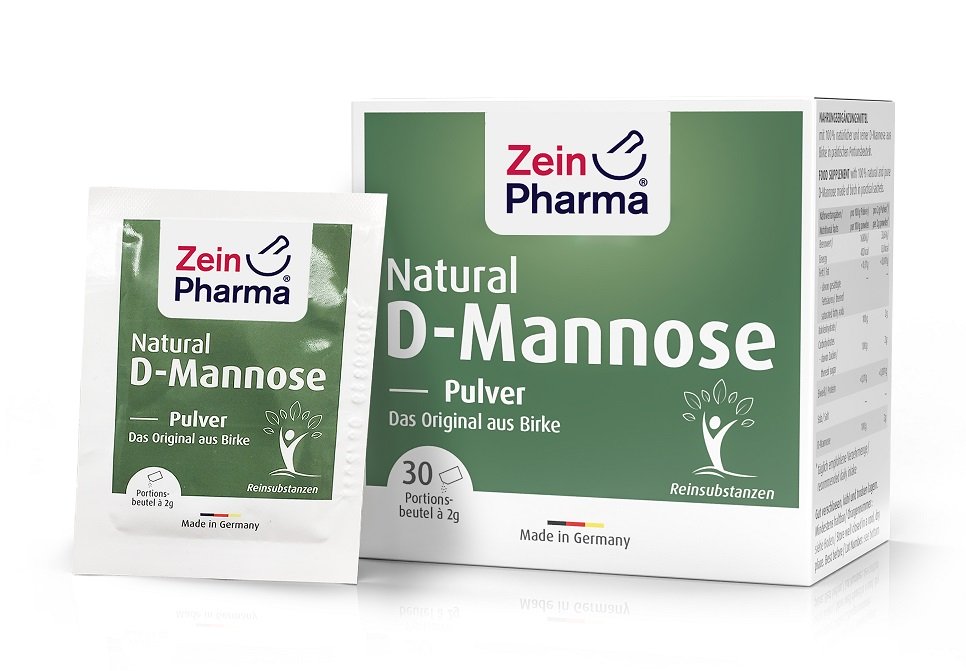 Zein Pharma Natural D-Mannose Powder - 30 sachets - Default Title - Urinary Tract Health at MySupplementShop by Zein Pharma