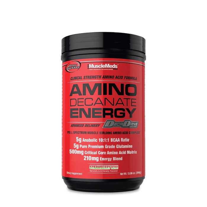 MuscleMeds Amino Decanate Energy Strawberry Kiwi  396g - Amino Acids and BCAAs at MySupplementShop by MuscleMeds