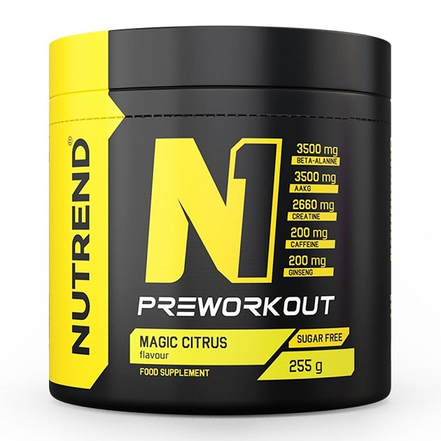 Nutrend N1 PreWorkout Magic Citrus  255g - Pre & Post Workout at MySupplementShop by Nutrend