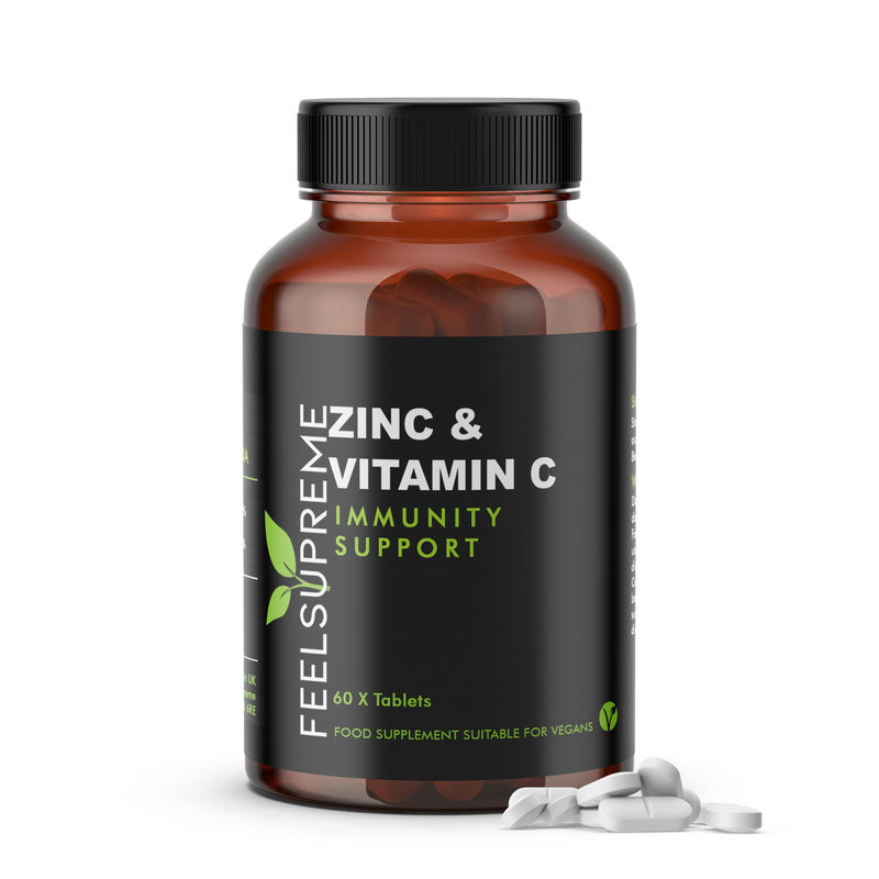 Feel Supreme Zinc with Vitamin C 60Tabs | High-Quality Sports Nutrition | MySupplementShop.co.uk